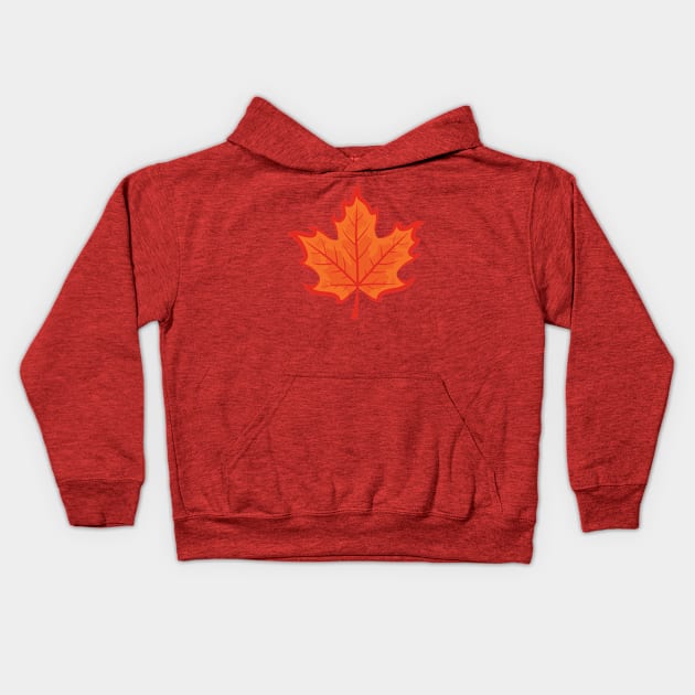 Shades of Autumn Kids Hoodie by RudDesigns